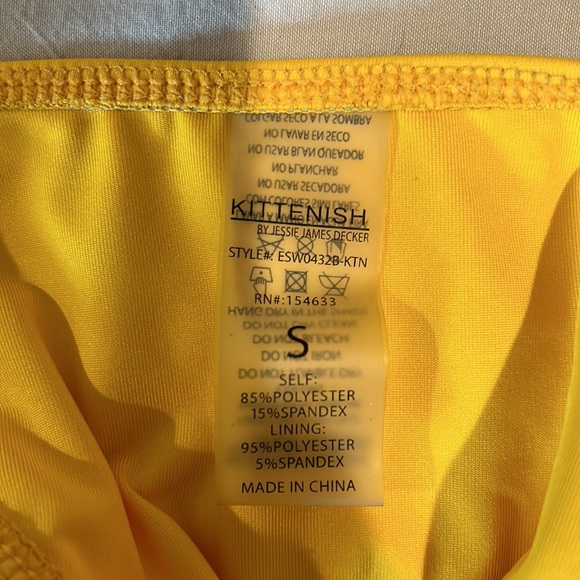 Kittenish yellow bikini both size small - Picture 4 of 4